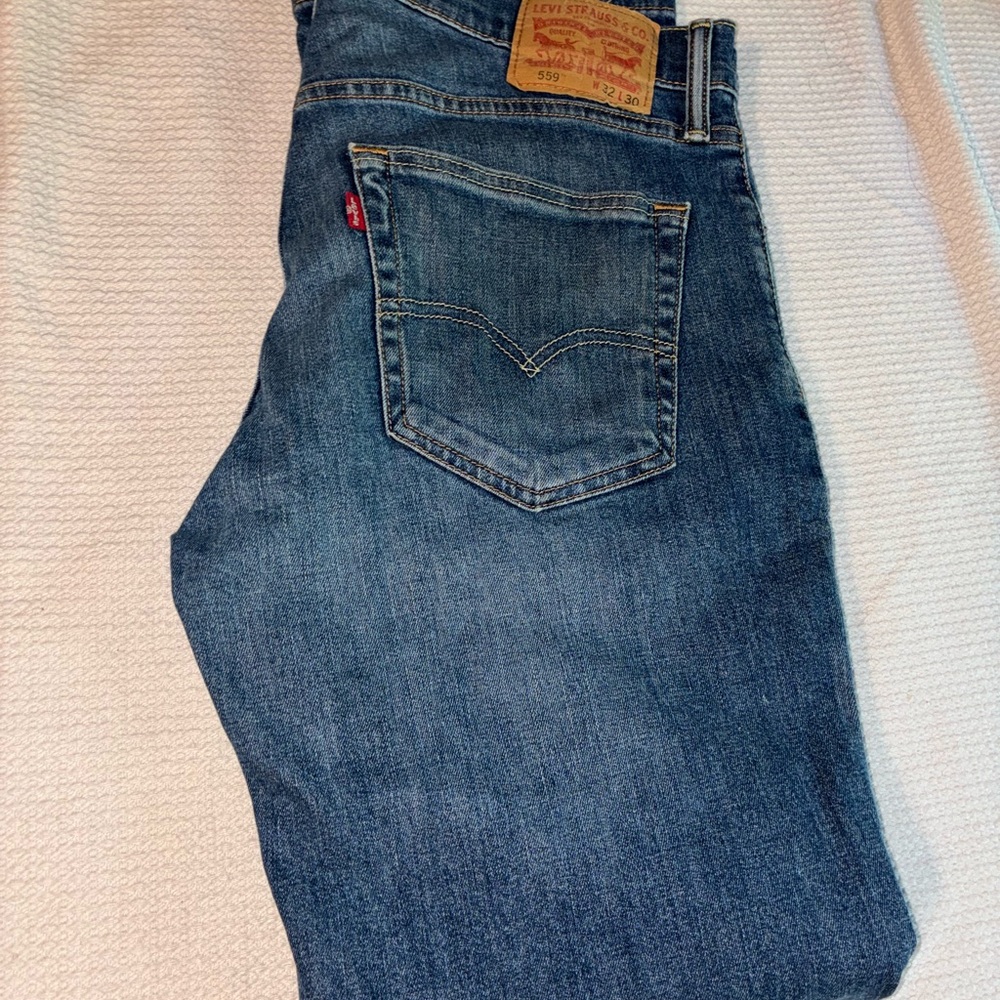Levi's Blue Relaxed Jeans Comfortable Denim